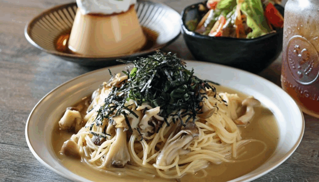 伊佐沼庵のパスタ