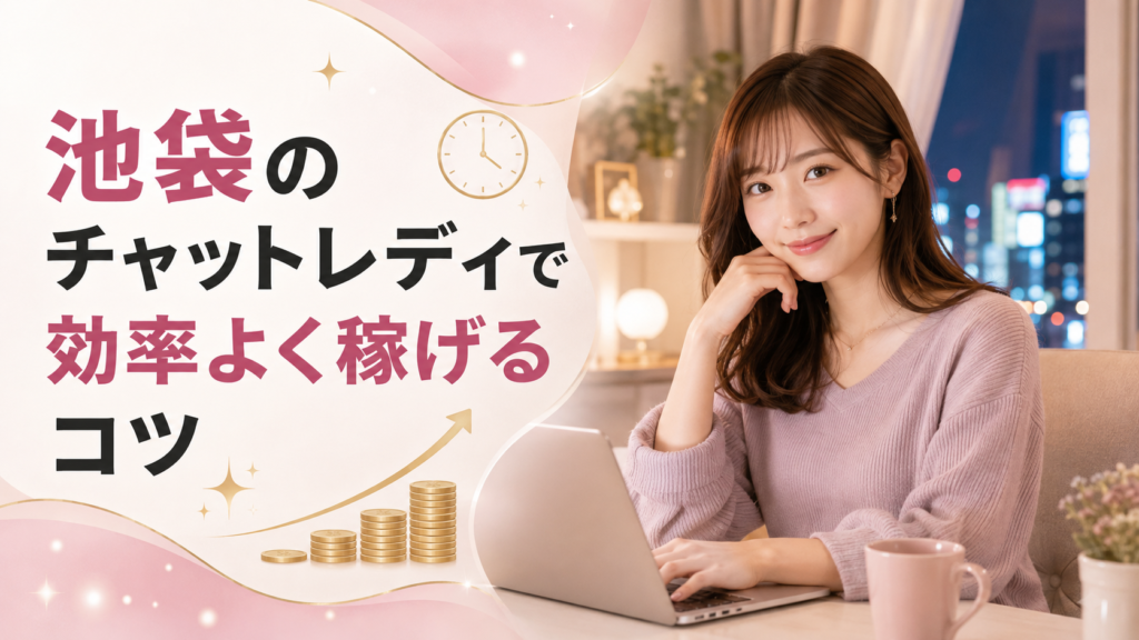 池袋のチャットレディで効率よく稼げるコツ